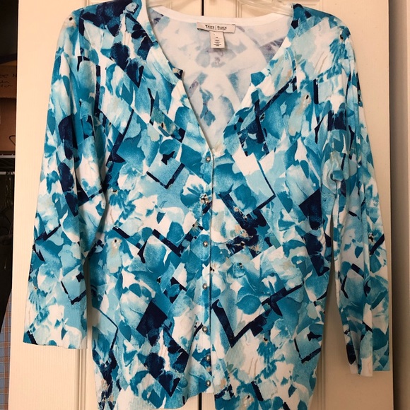 WHBM Blue Sweater (NWOT) - Picture 1 of 8